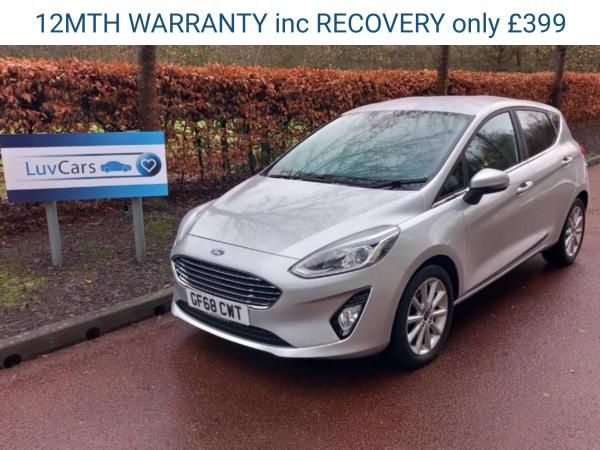 Ford Fiesta 1.0T EcoBoost GPF Titanium Hatchback 5dr Petrol Manual Euro 6 (s/s) (100 ps)