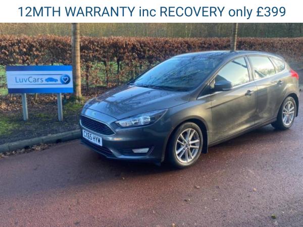 Ford Focus 1.0T EcoBoost Zetec Hatchback 5dr Petrol Manual Euro 6 (s/s) (125 ps)