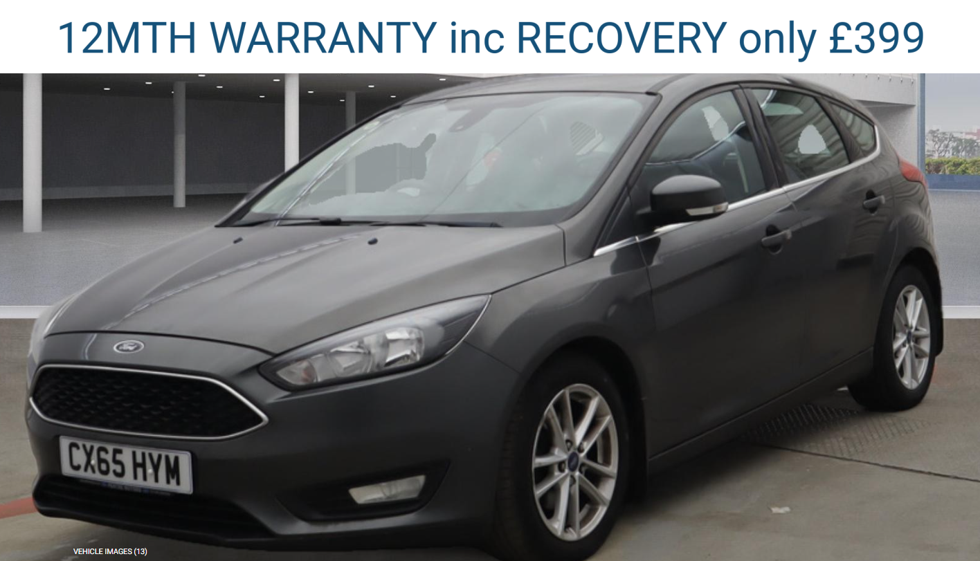 Ford Focus 1.0T EcoBoost Zetec Hatchback 5dr Petrol Manual Euro 6 (s/s) (125 ps)