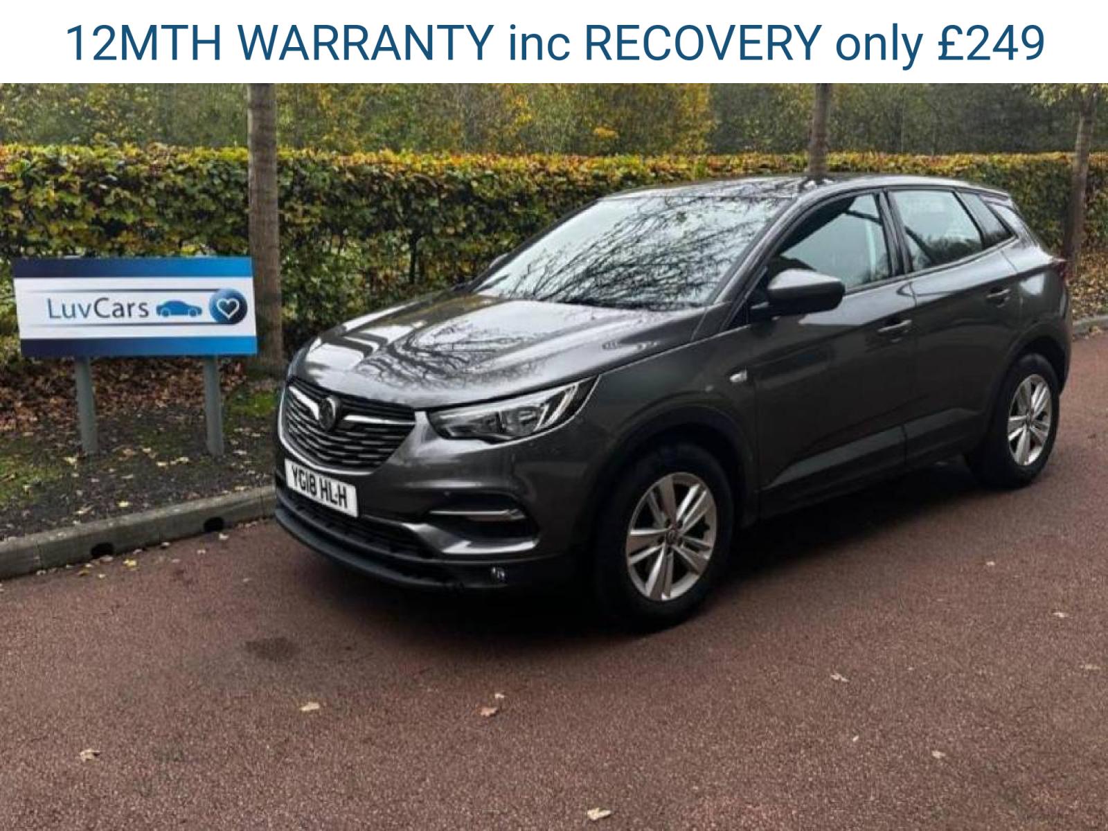 Vauxhall Grandland X 1.2 Turbo SE SUV 5dr Petrol Manual Euro 6 (s/s) (130 ps)